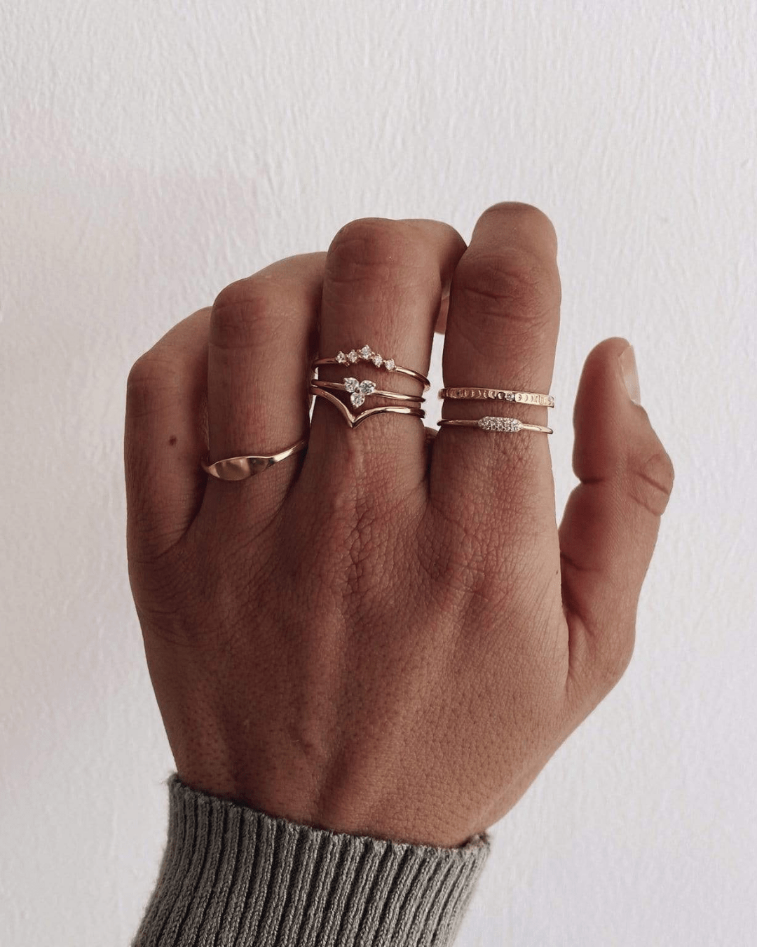 LAST CHANCEheyloveAnillo mini triple dot | heylove