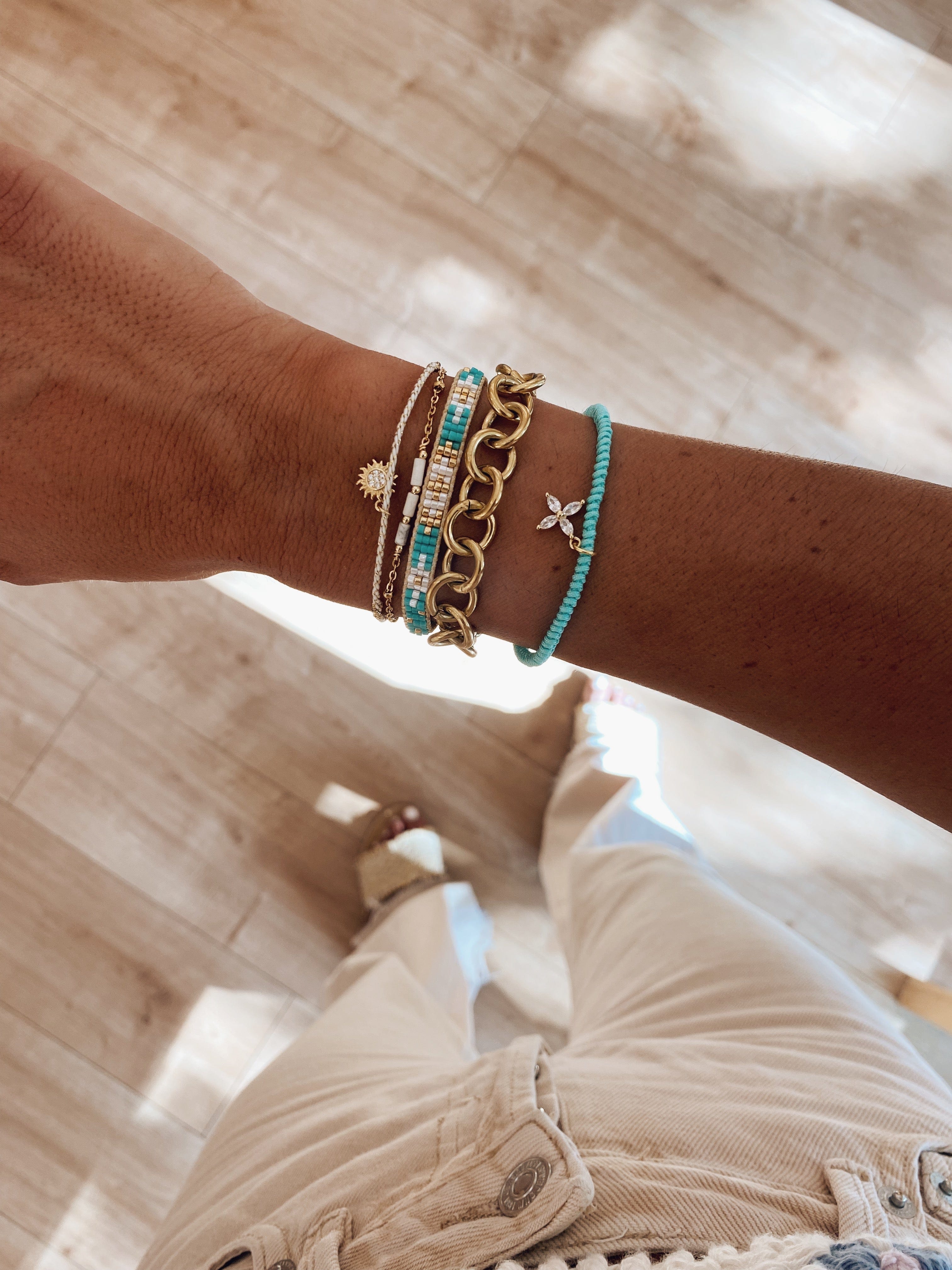 CHARMheyloveCharm flower cz | heylove