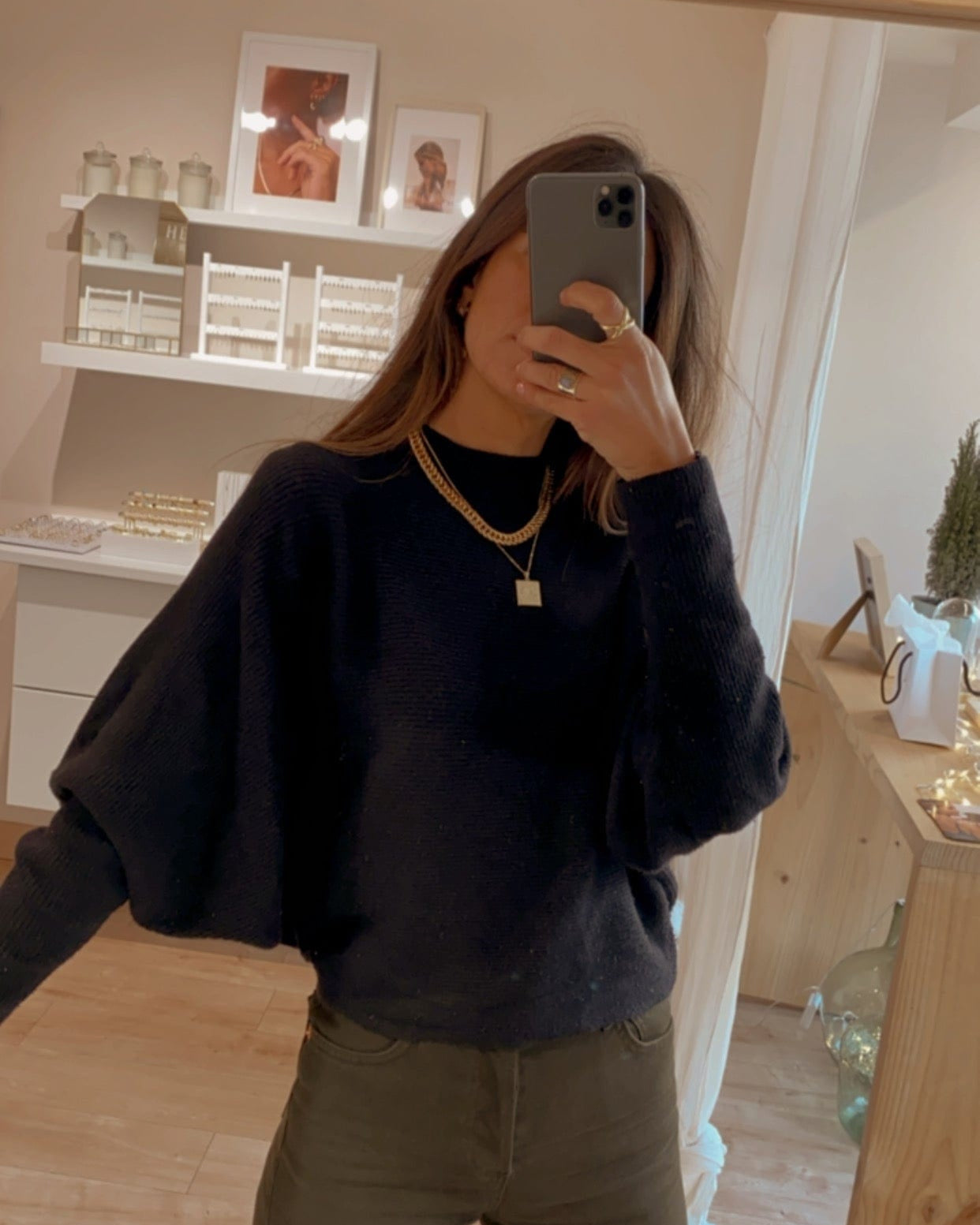 COLLARESheyloveCadena gruesa de acero roques | heylove