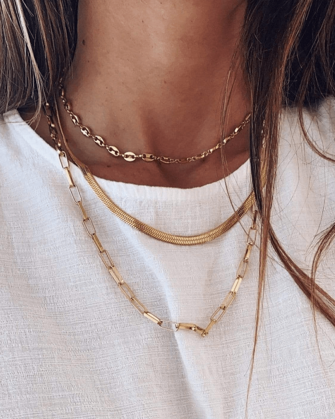 COLLARESheyloveCadena Tavira acero | heylove