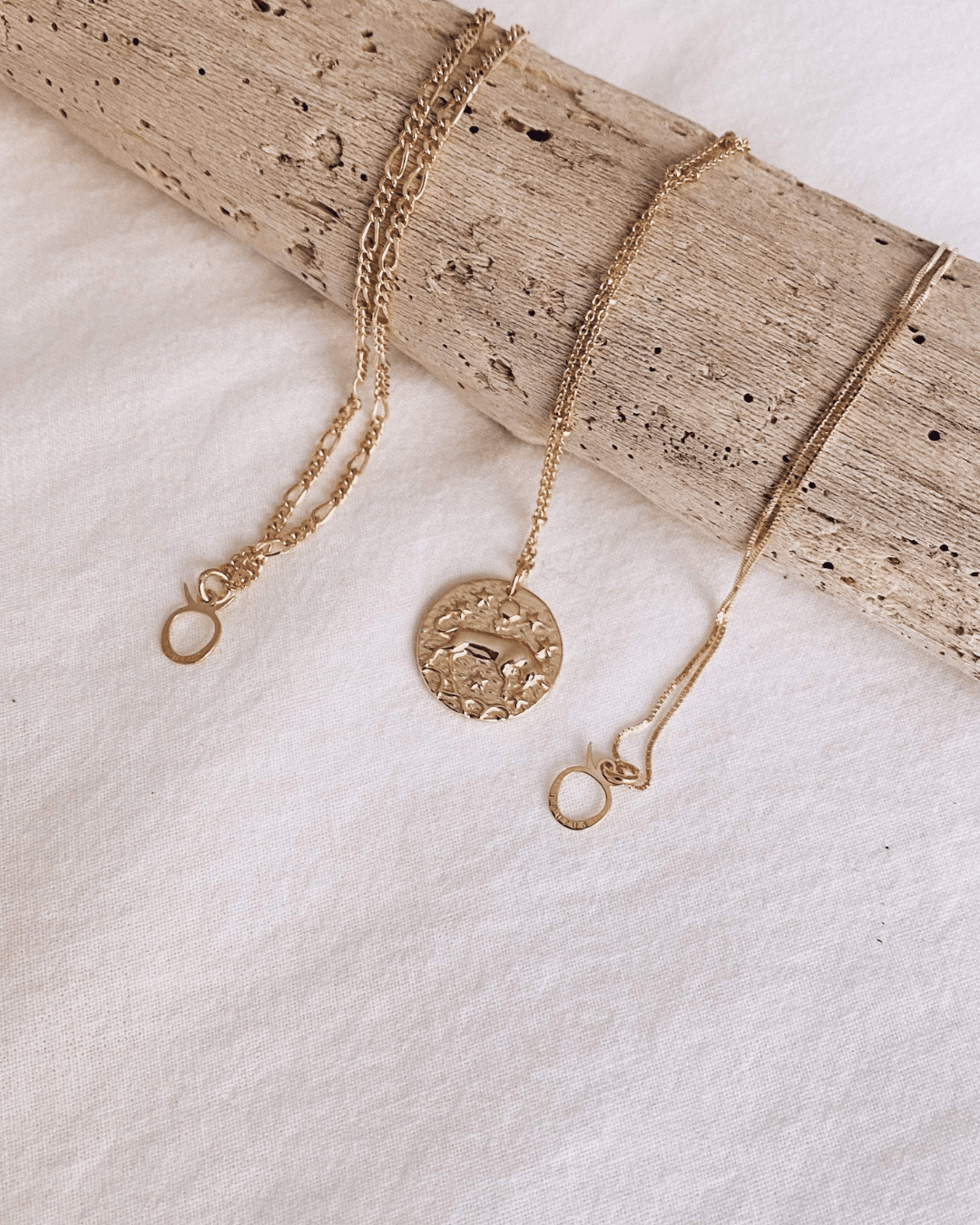 COLLARESheyloveCollar Tauro plata bañada en oro | heylove