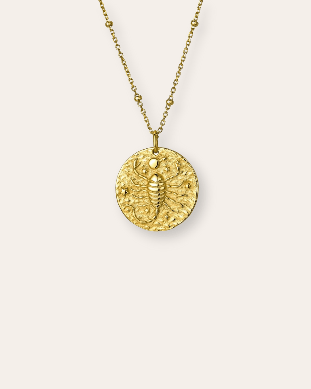 Scorpio necklace gold deals