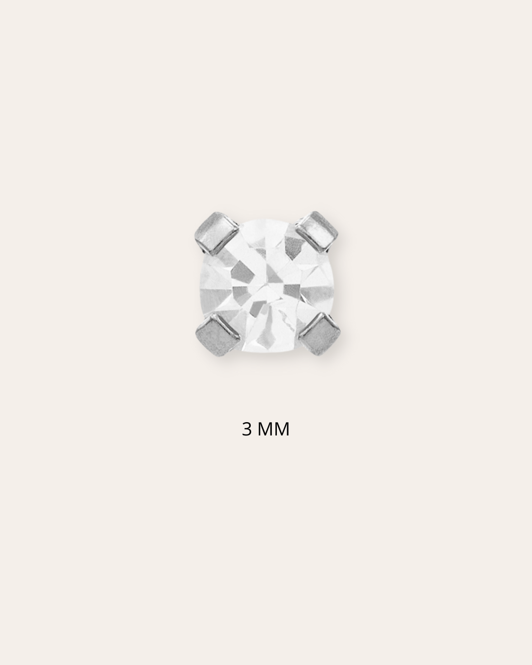 heylove CRISTAL 3 MM PLATA