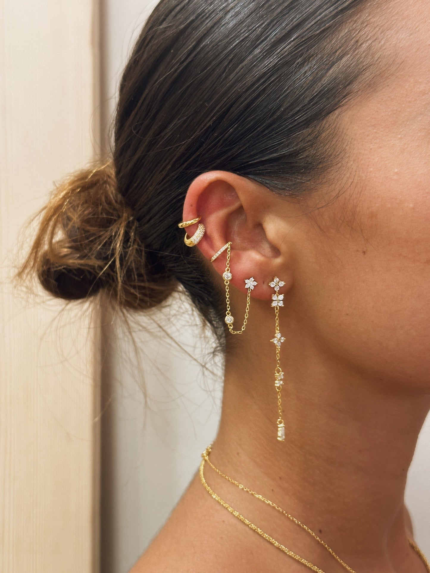 EARCUFFheylovePendiente earcuff cosmos | heylove