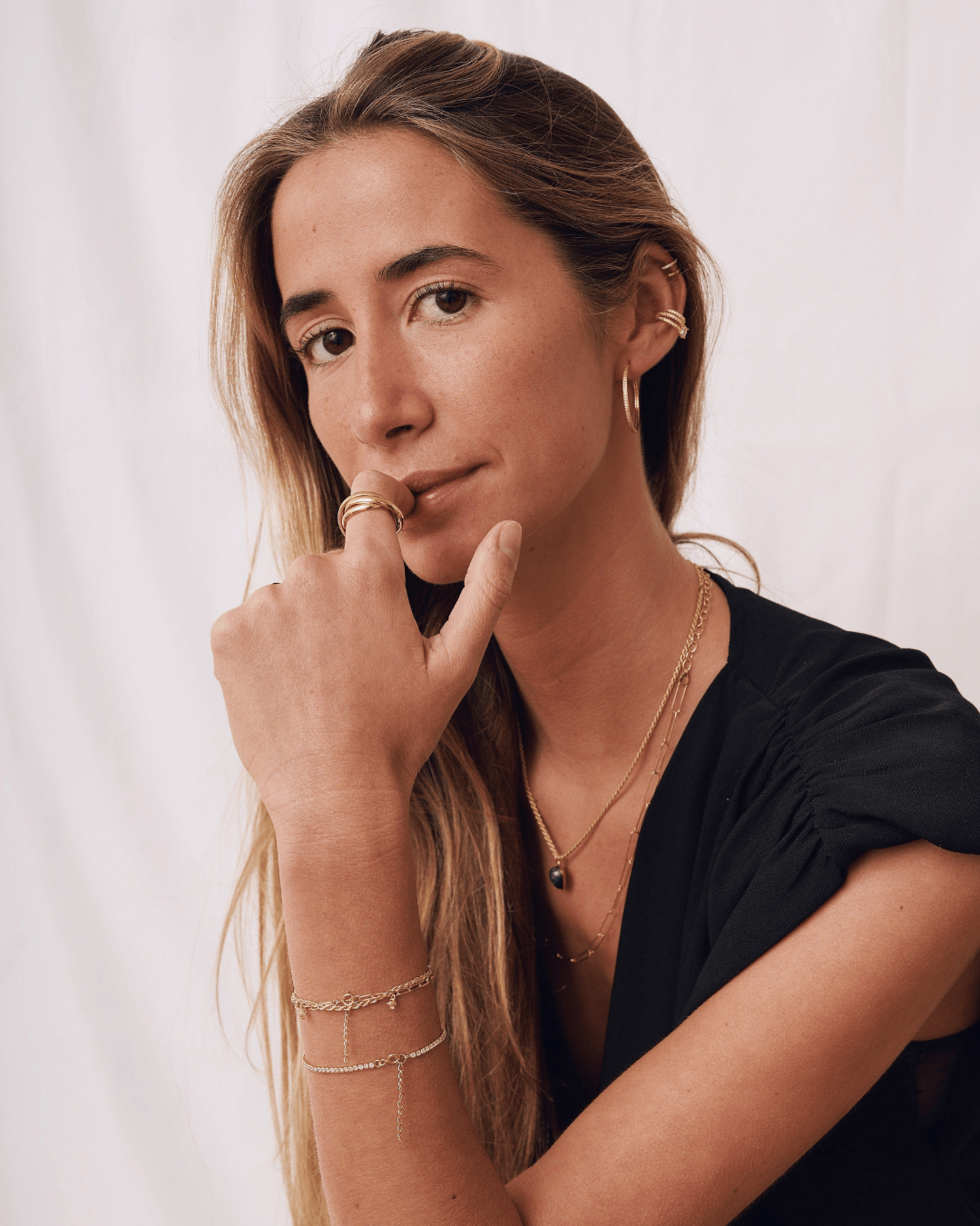 EARCUFFheylovePendiente earcuff two lines earcuff | heylove