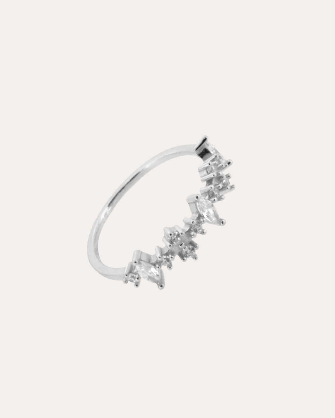 LAST CHANCEheyloveAnillo CZ Crown plata | heylove