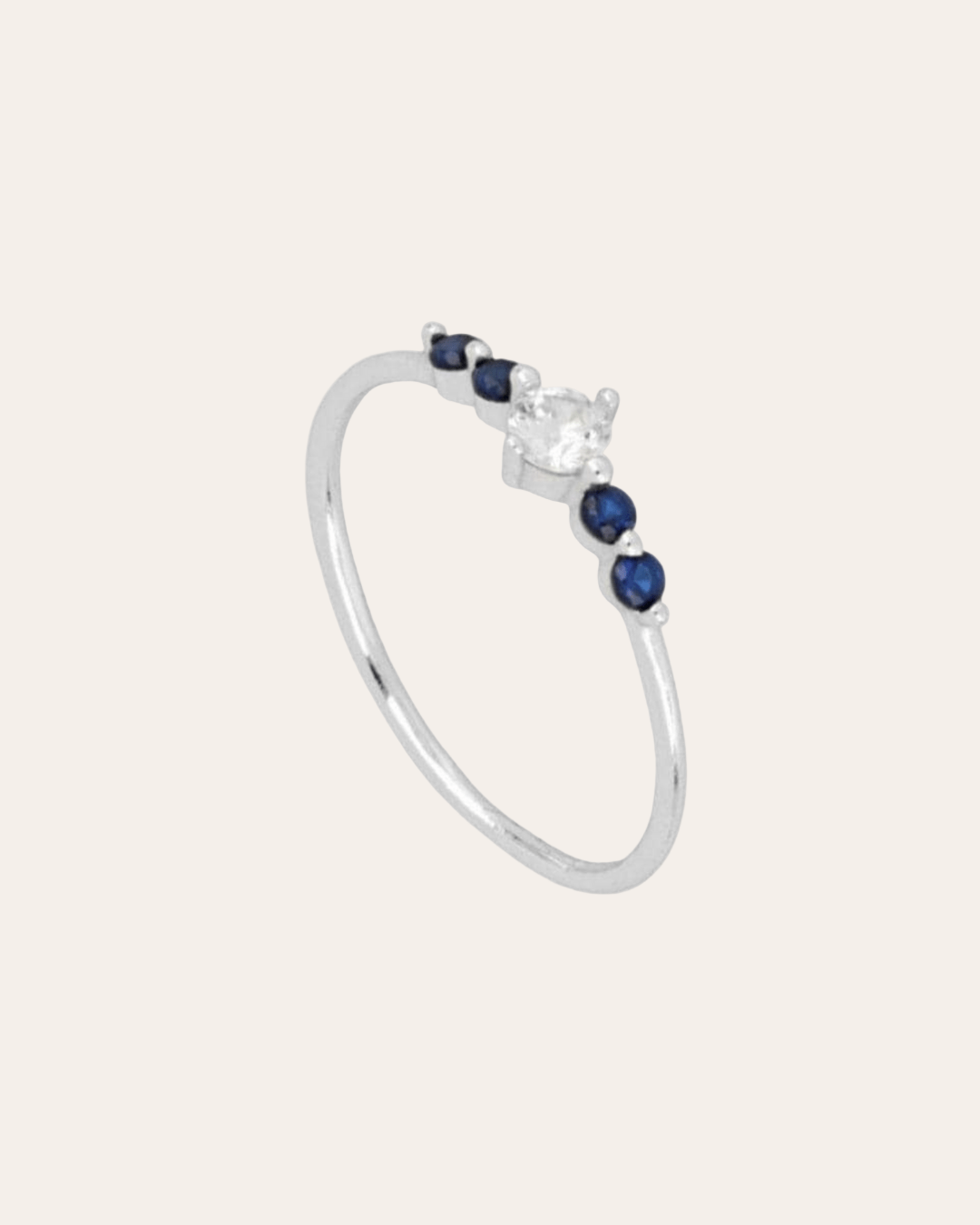 LAST CHANCEheyloveAnillo deep blue CZ | heylove