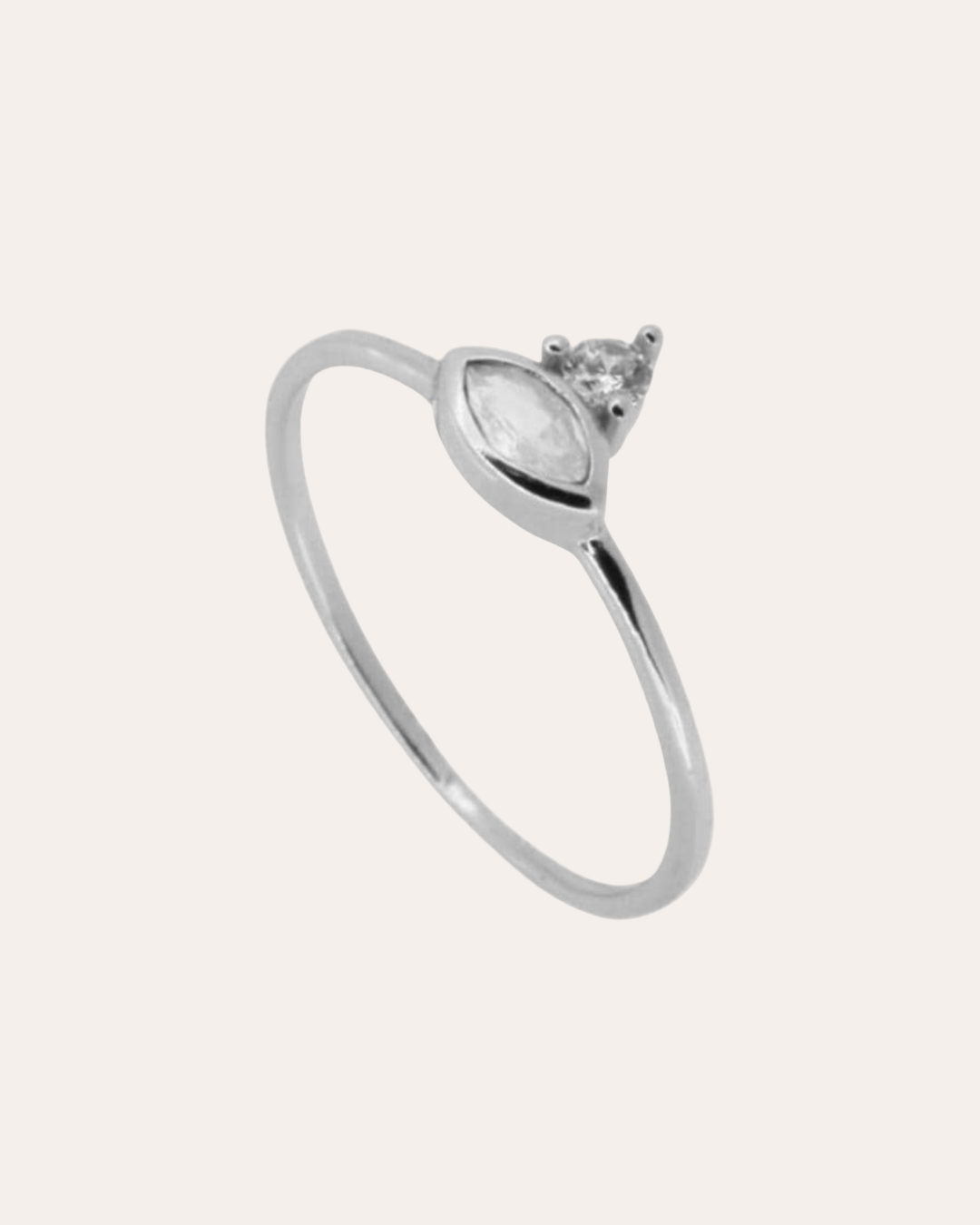 LAST CHANCEheyloveAnillo double eye white | heylove