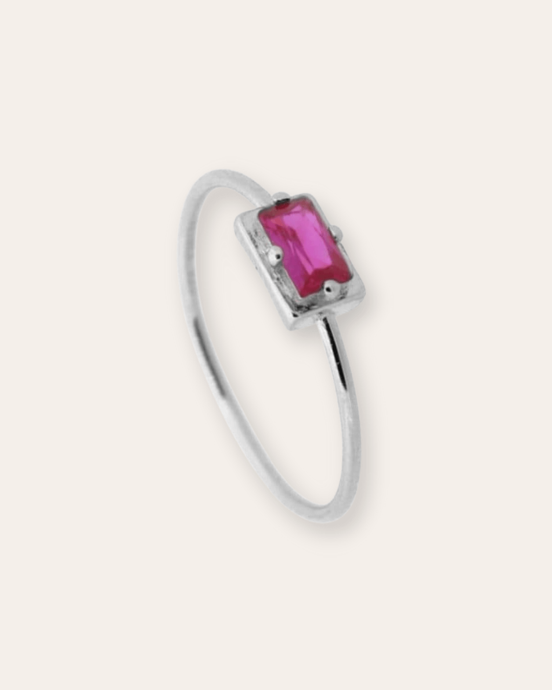 LAST CHANCEheyloveAnillo rectangle pink | heylove