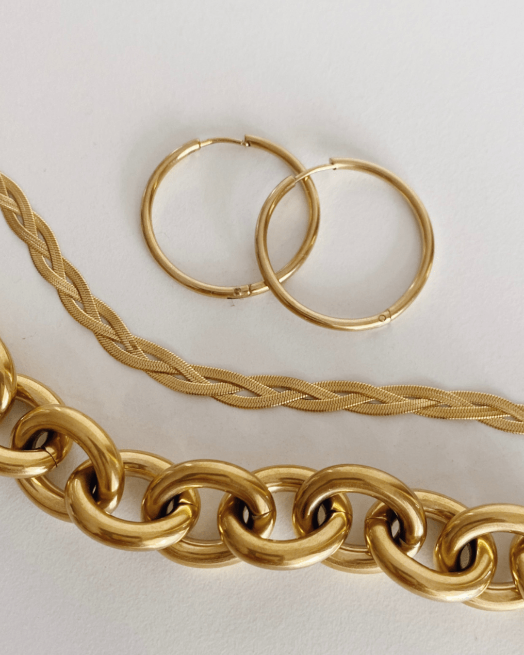 PENDIENTESheyloveAros básicos de acero | heylove