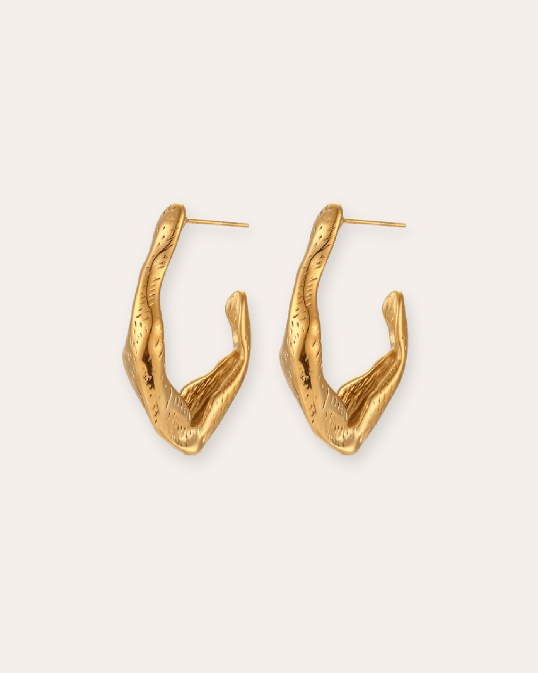 PENDIENTESheyloveAros faraon de acero | heylove
