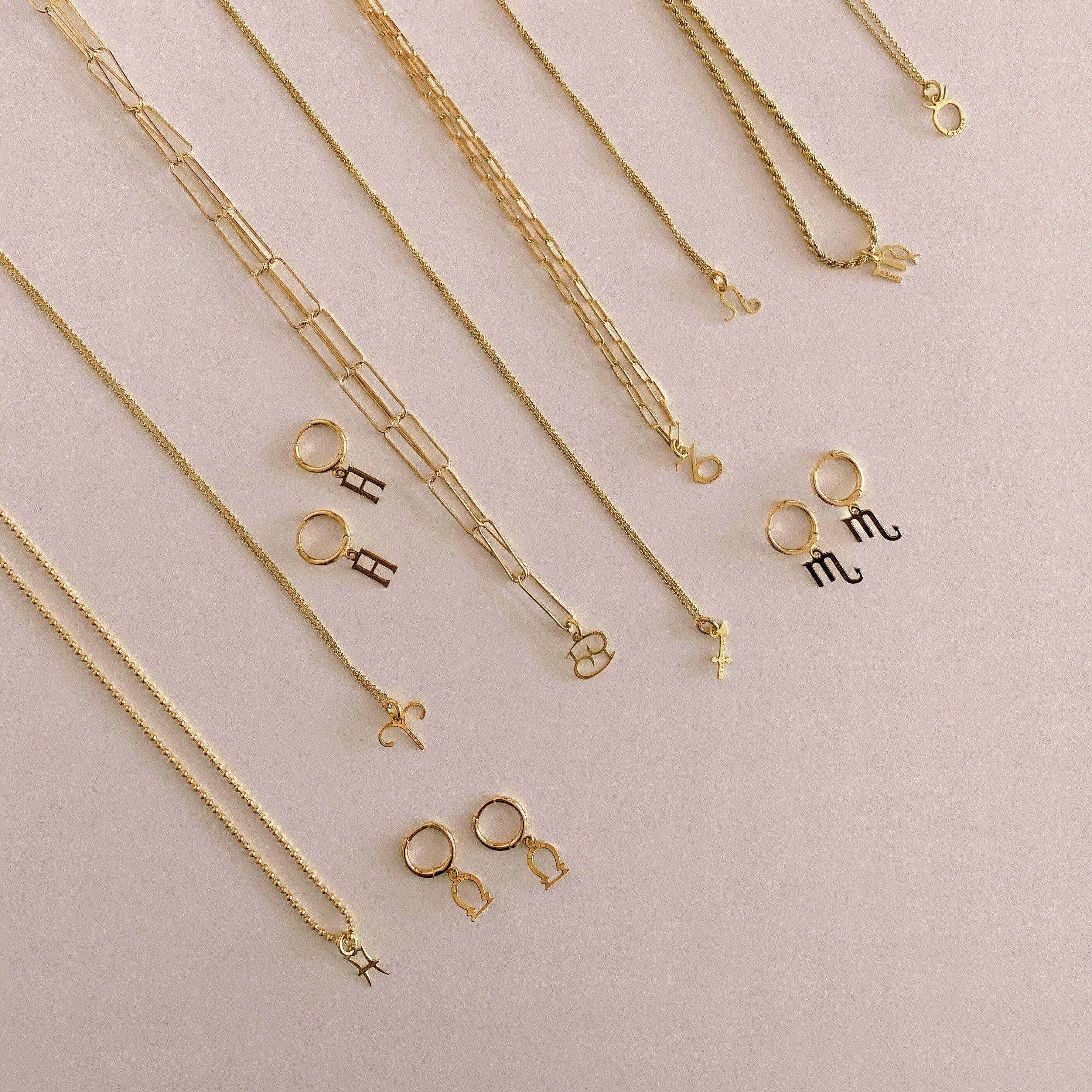 PENDIENTESheyloveMini hoops zodiaco | heylove