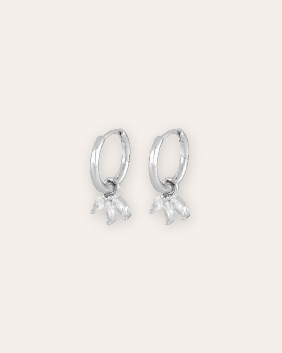 PENDIENTESheylovePendientes flower drop hoops | heylove