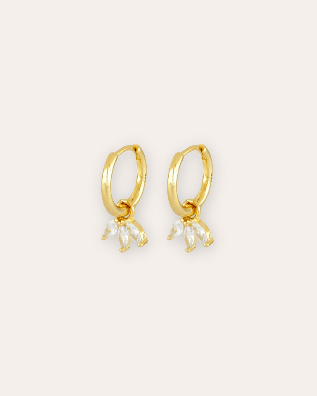PENDIENTESheylovePendientes flower drop hoops | heylove