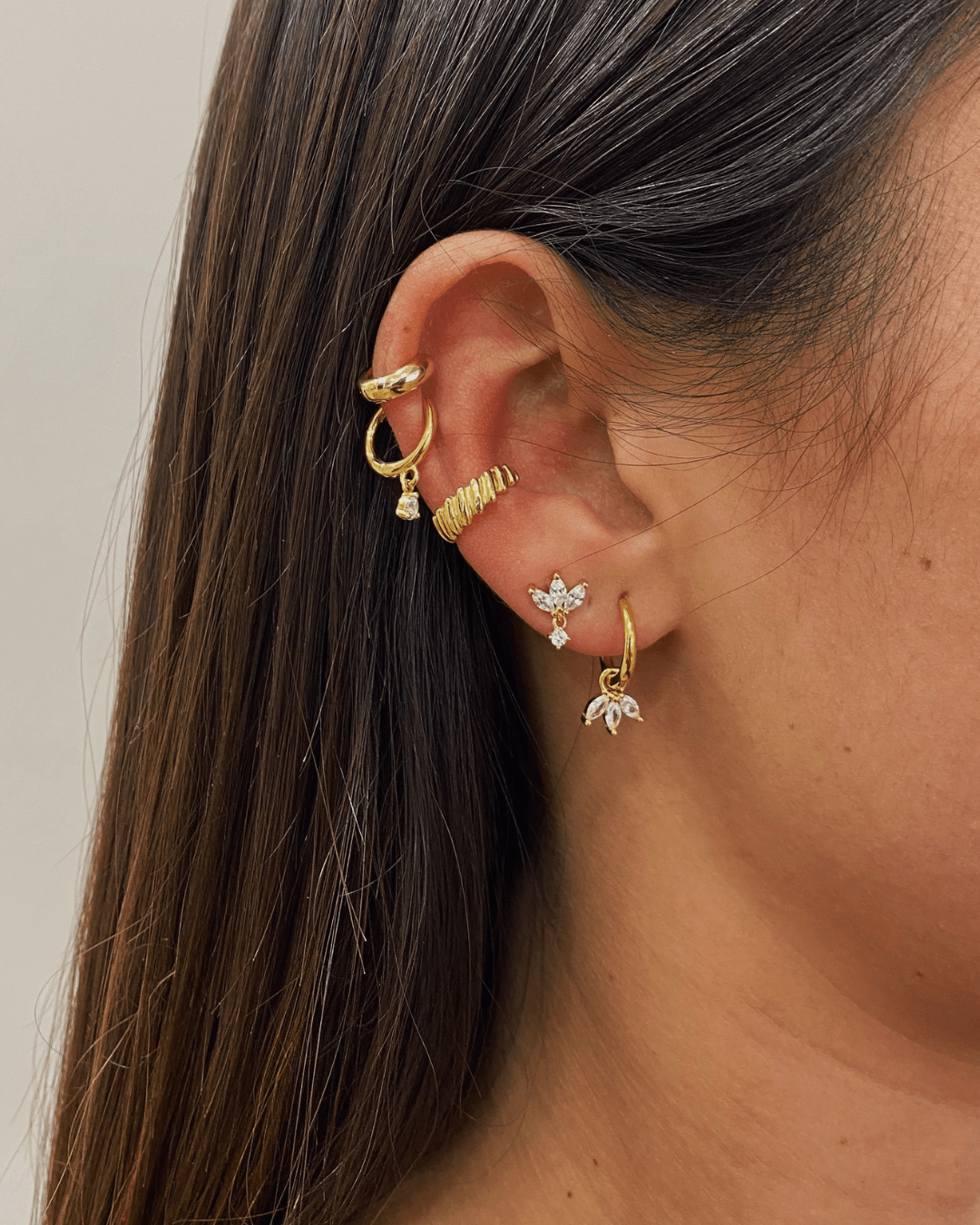 PENDIENTESheylovePendiente half flower drop | heylove