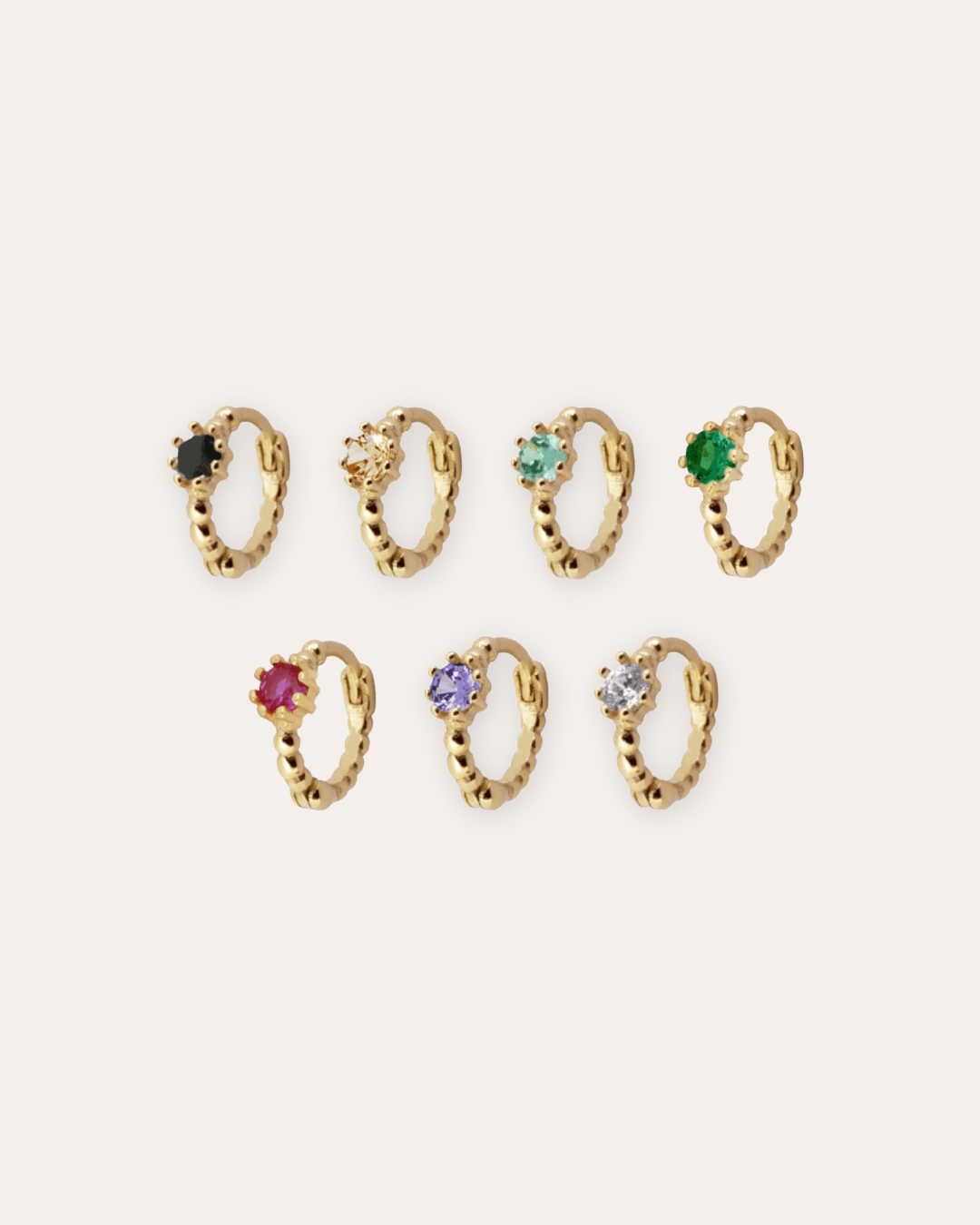 PENDIENTESheylovePendiente mini hoops dot 11 mm | heylove
