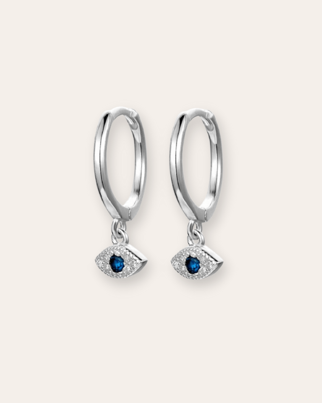 PENDIENTESheylovePendientes mini hoops eyes CZ | heylove