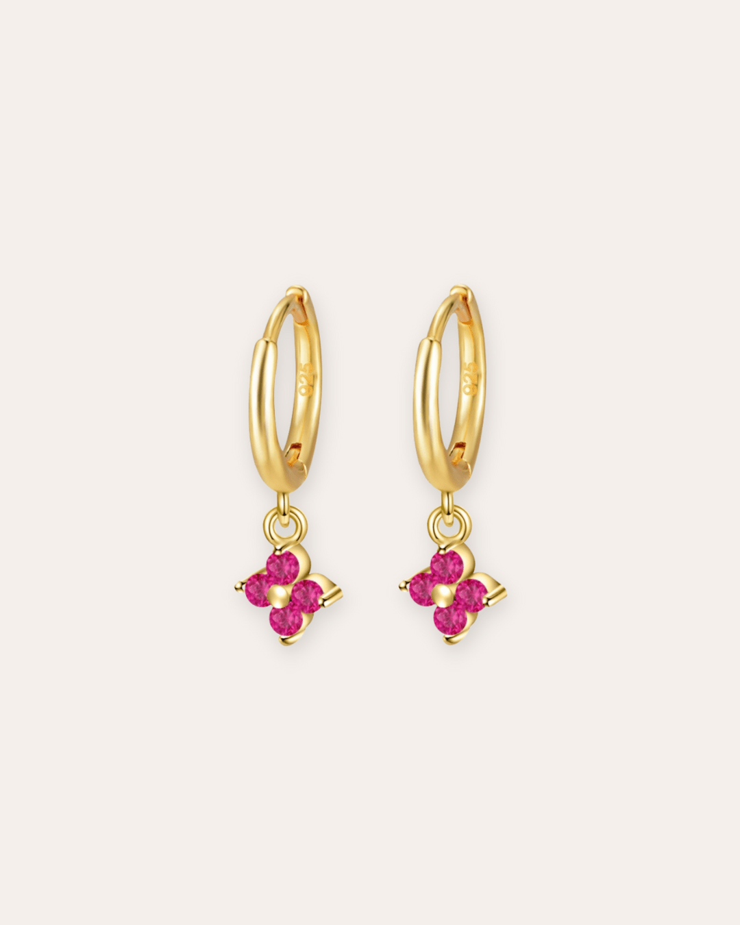 PENDIENTESheylovePendientes mini hoops square | heylove