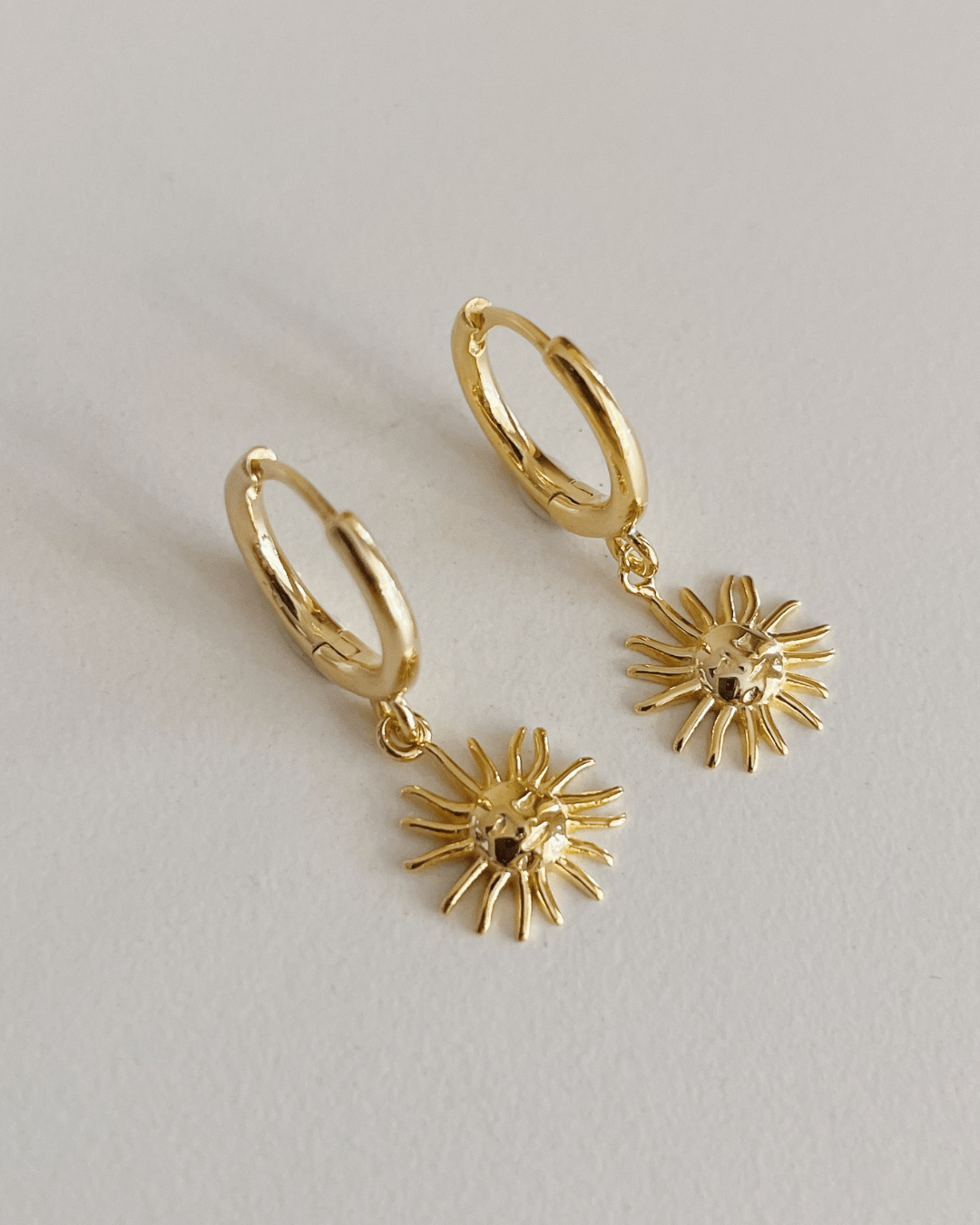 PENDIENTESheylovePendientes mini hoops sun | heylove