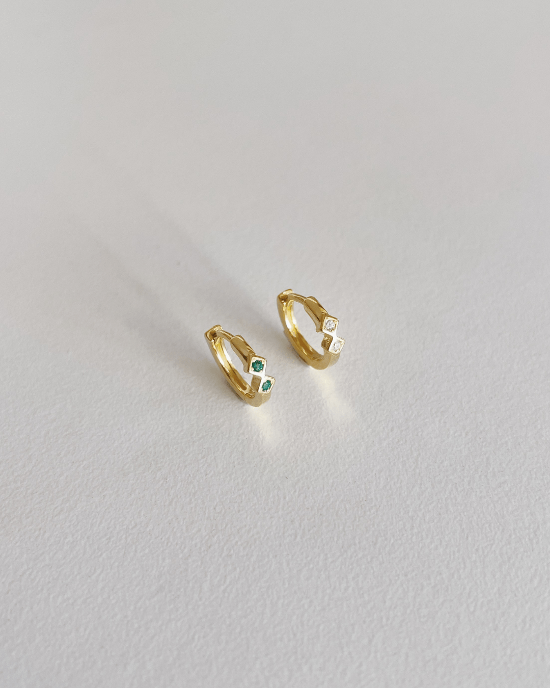 PENDIENTESheylovePendientes mini rombos hoops | heylove