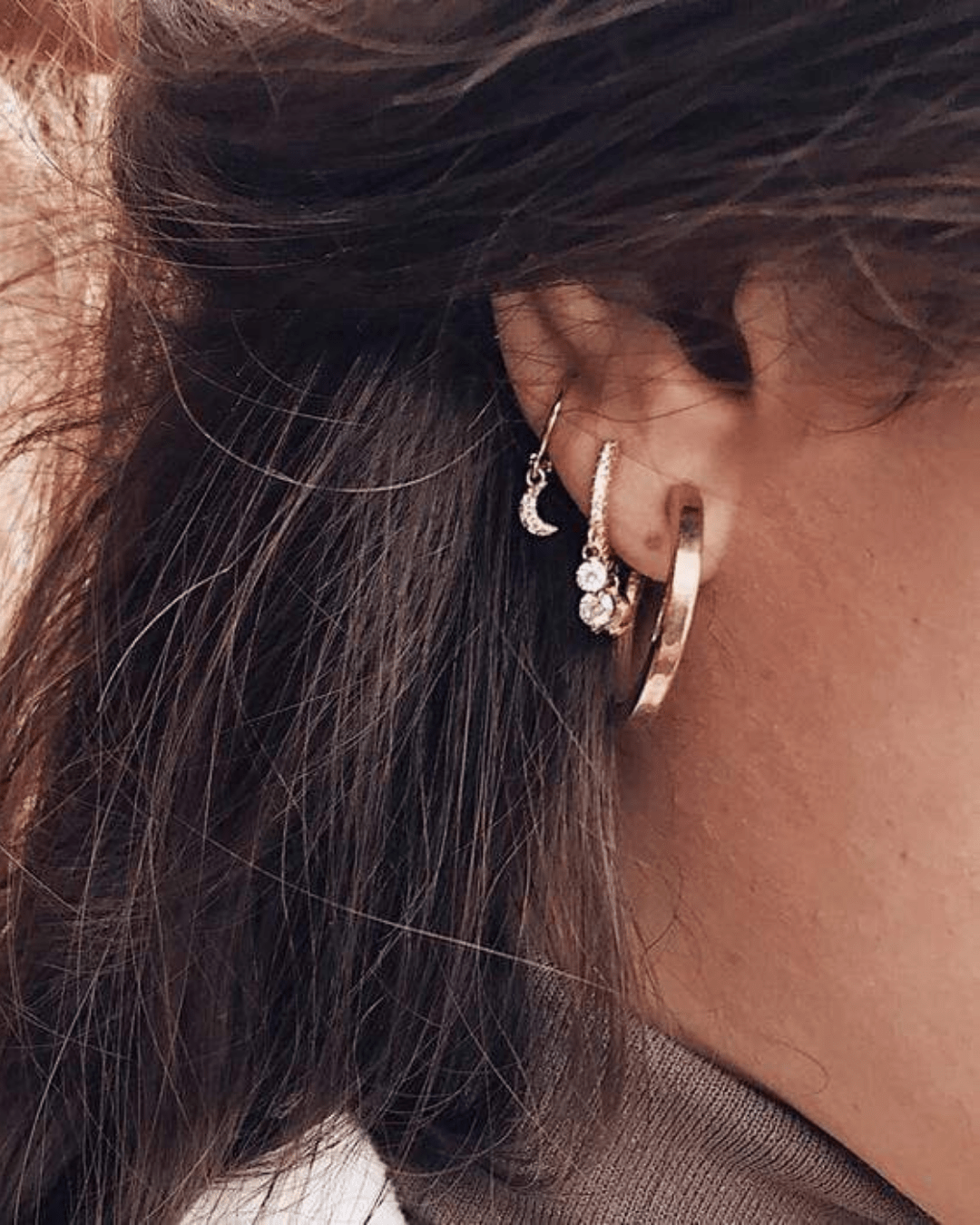 PENDIENTESheylovePendiente multi CZ hoops | heylove