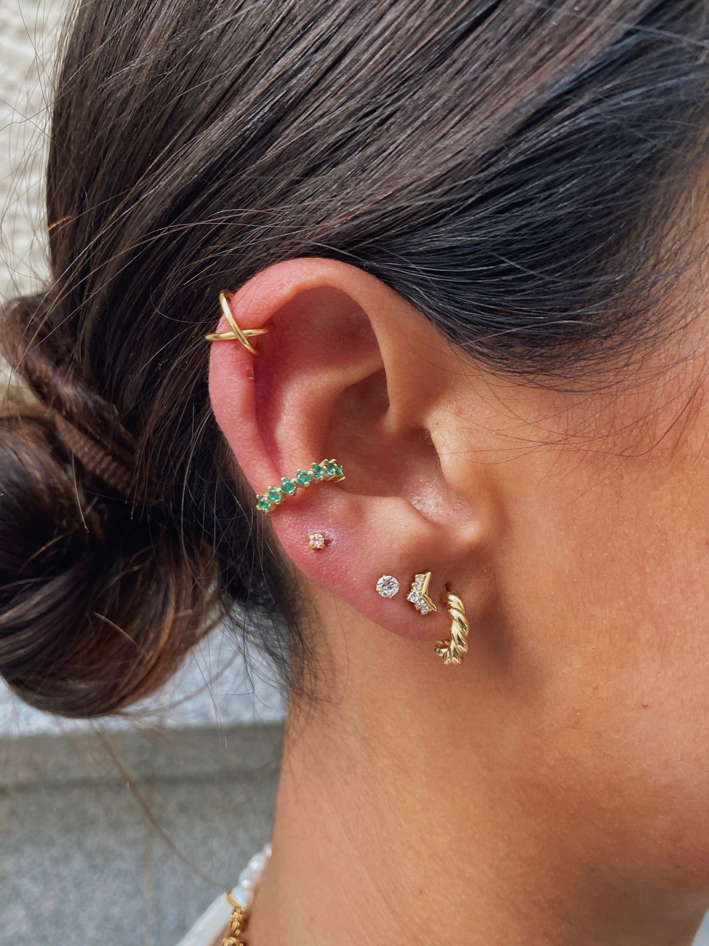 PENDIENTESheylovePendientes point oro | heylove
