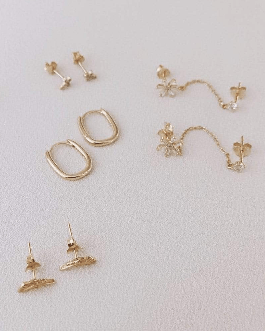 PENDIENTESheylovePendientes rectangle hoops | heylove