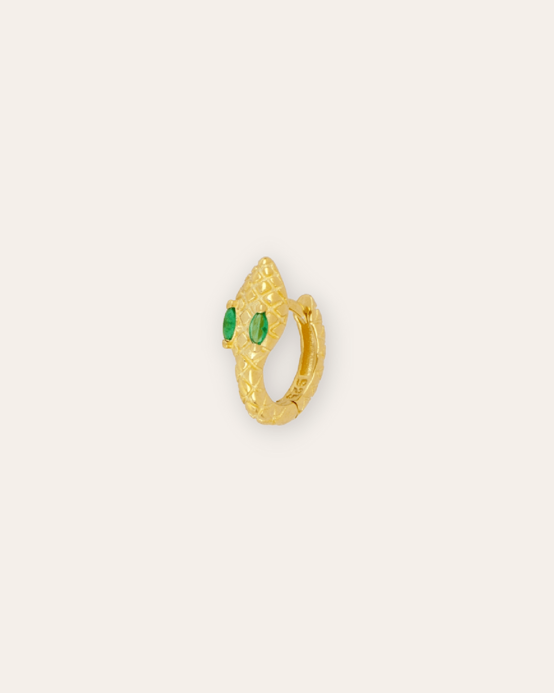 PENDIENTESheylovePendientes snake eyes hoops | heylove