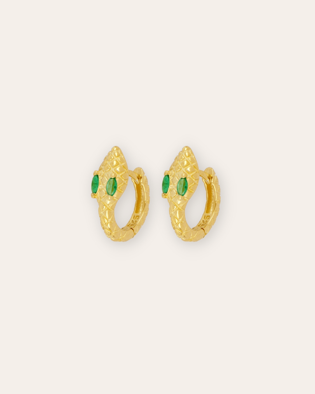 PENDIENTESheylovePendientes snake eyes hoops | heylove