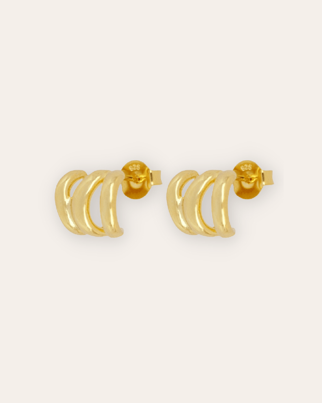 PENDIENTESheylovePendientes three lines hoops | heylove