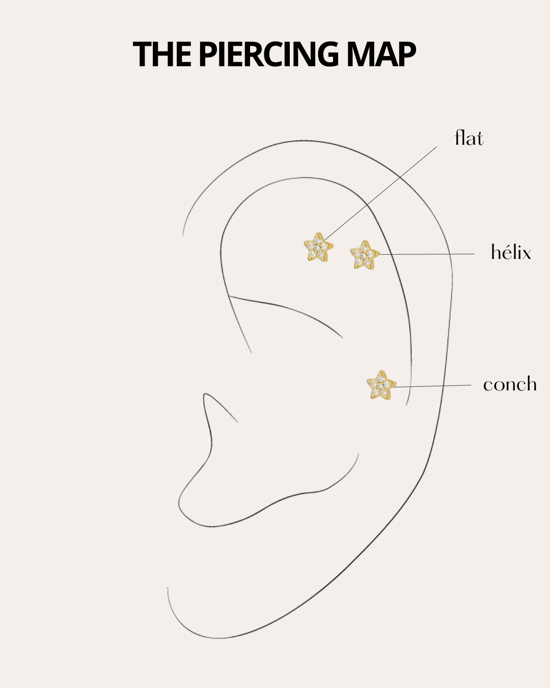 PENDIENTESheylovePiercing cosmic estrella | heylove