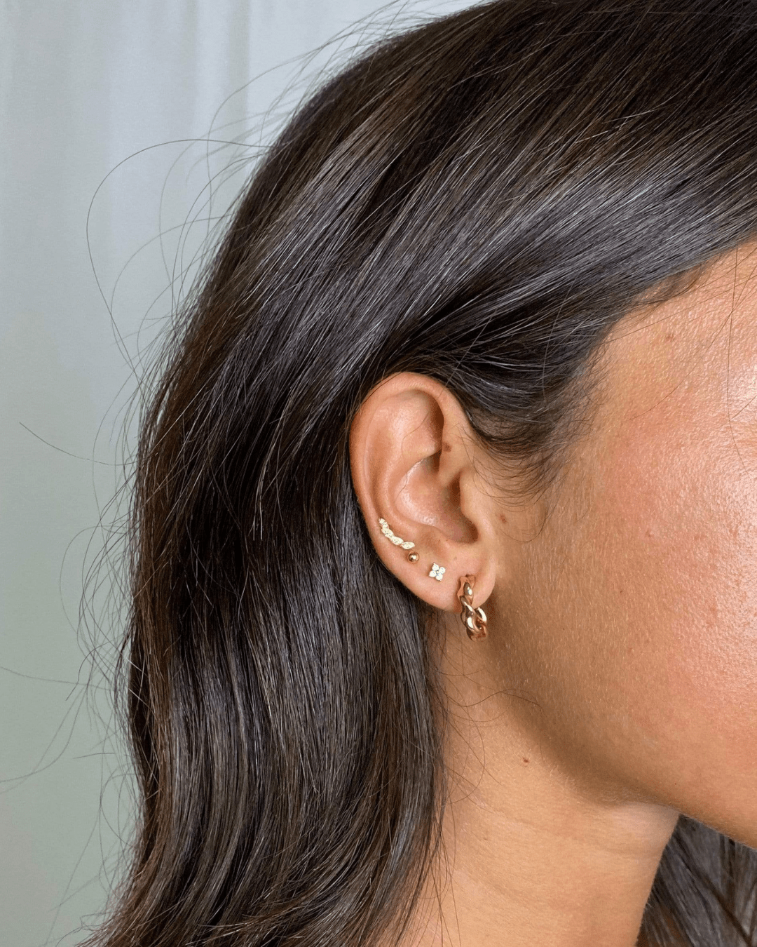 PENDIENTESheylovePiercing double ball | heylove