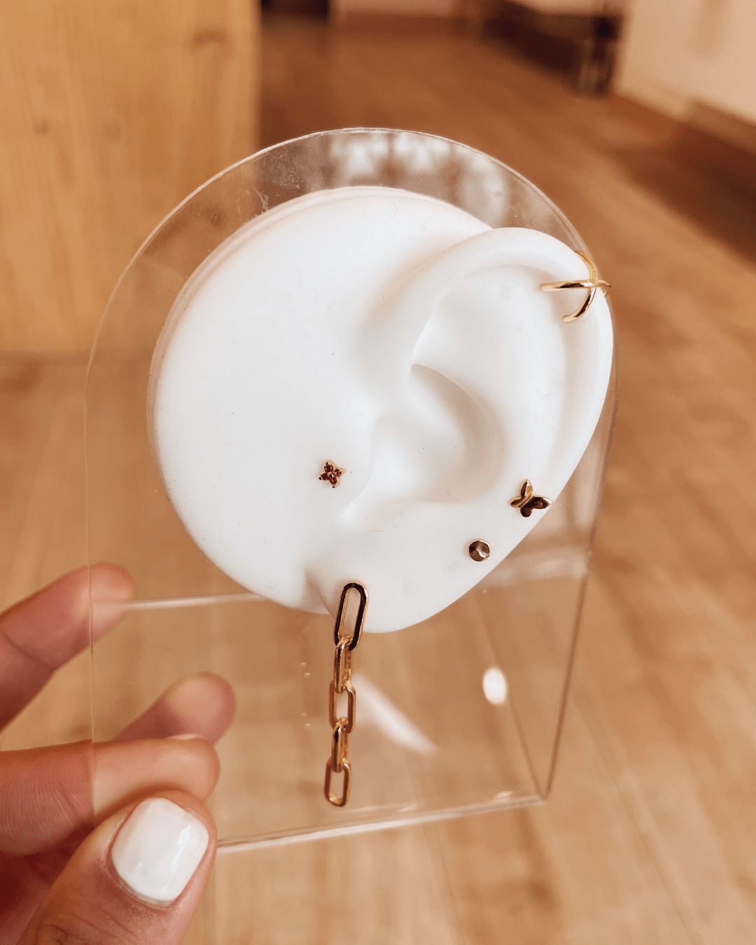 PENDIENTESheylovePiercing square cz | heylove