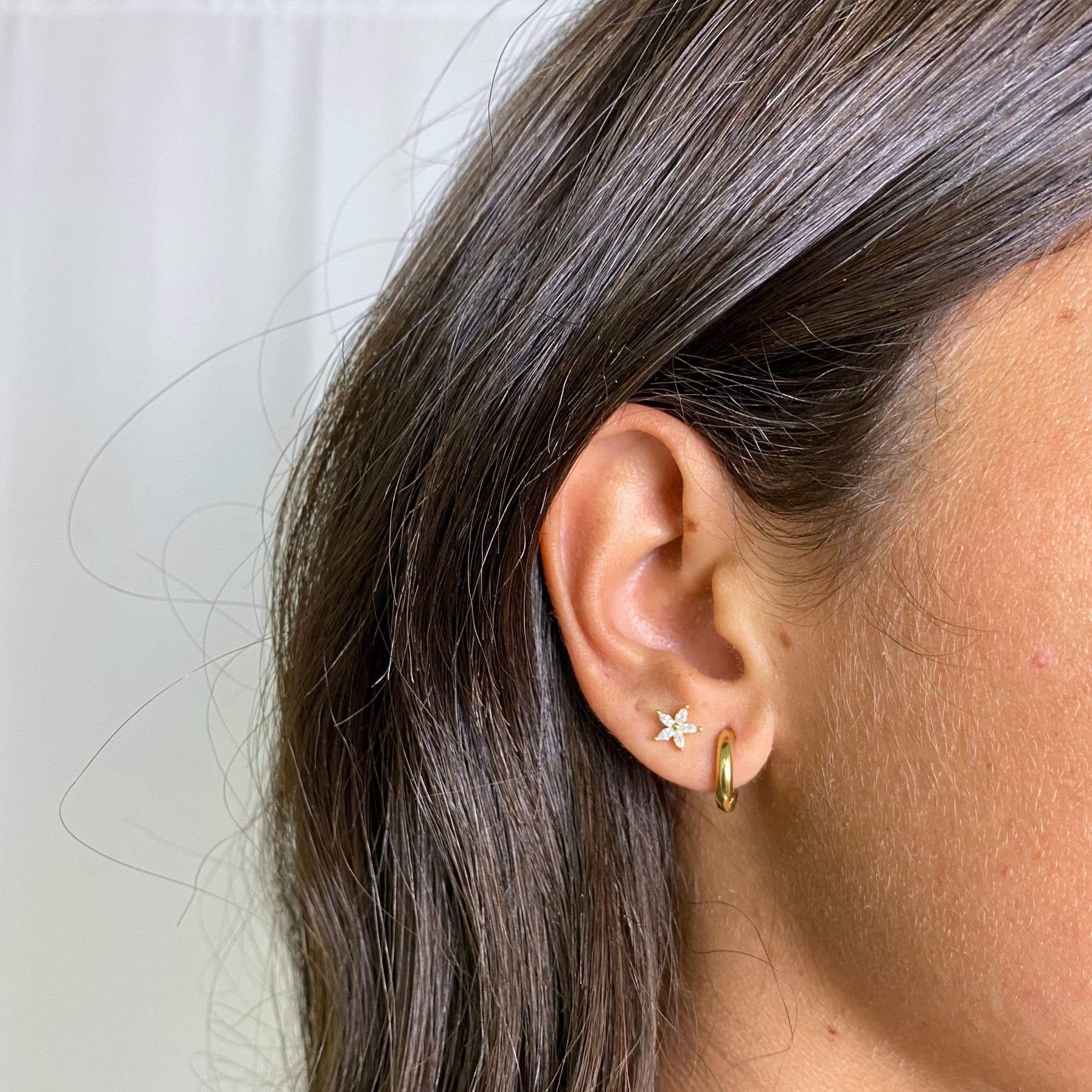 PENDIENTESheylovePiercing flower | heylove