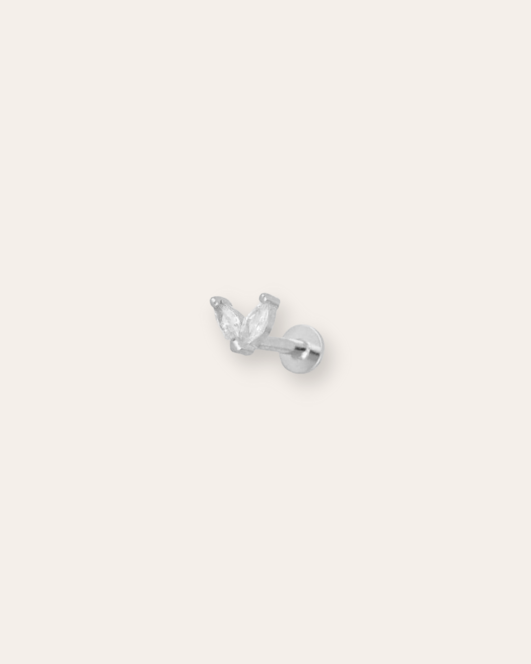 PENDIENTESheylovePiercing half flower | heylove