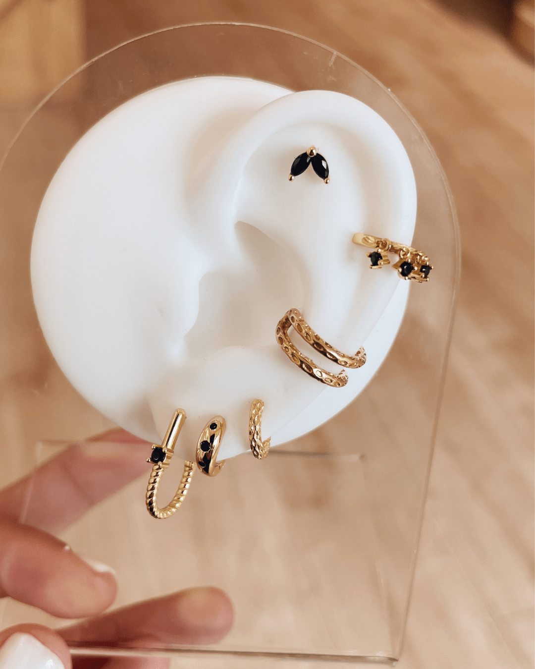 PENDIENTESheylovePiercing half flower | heylove