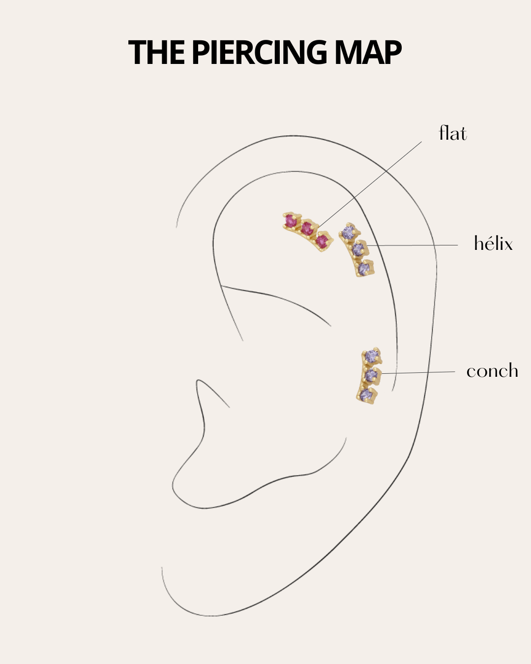 PENDIENTESheylovePiercing majestic | heylove