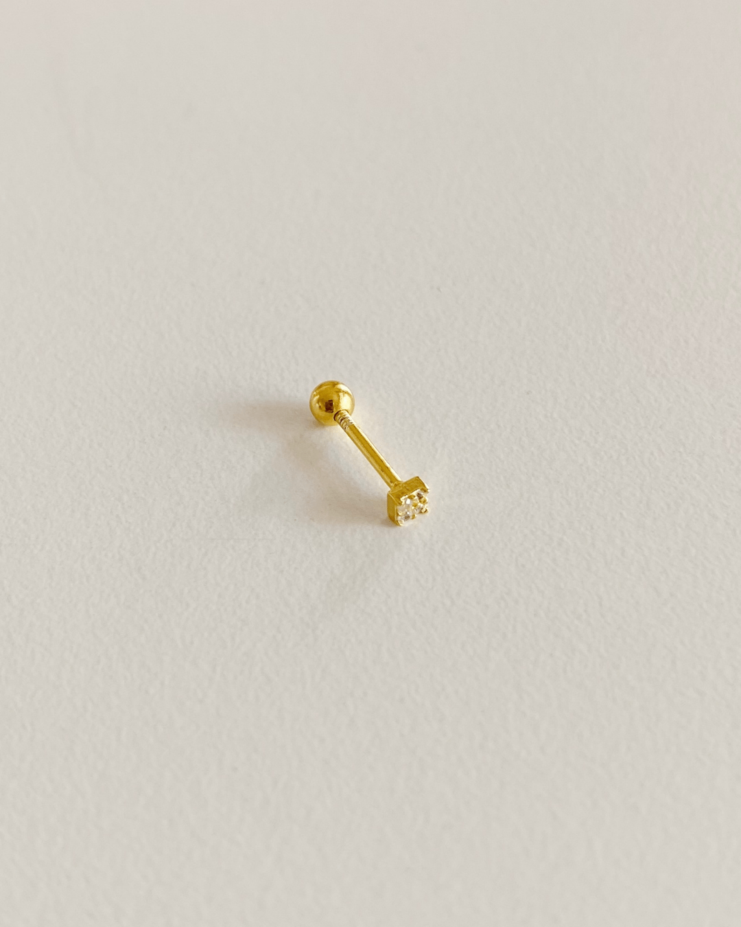 PENDIENTESheylovePiercing mini rombo cz | heylove