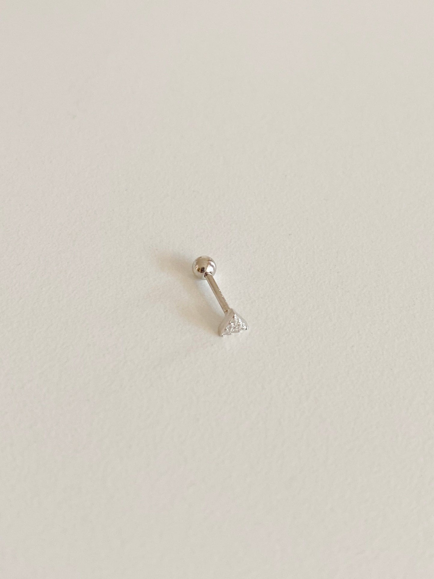 PENDIENTESheylovePiercing mini traingle cz | heylove