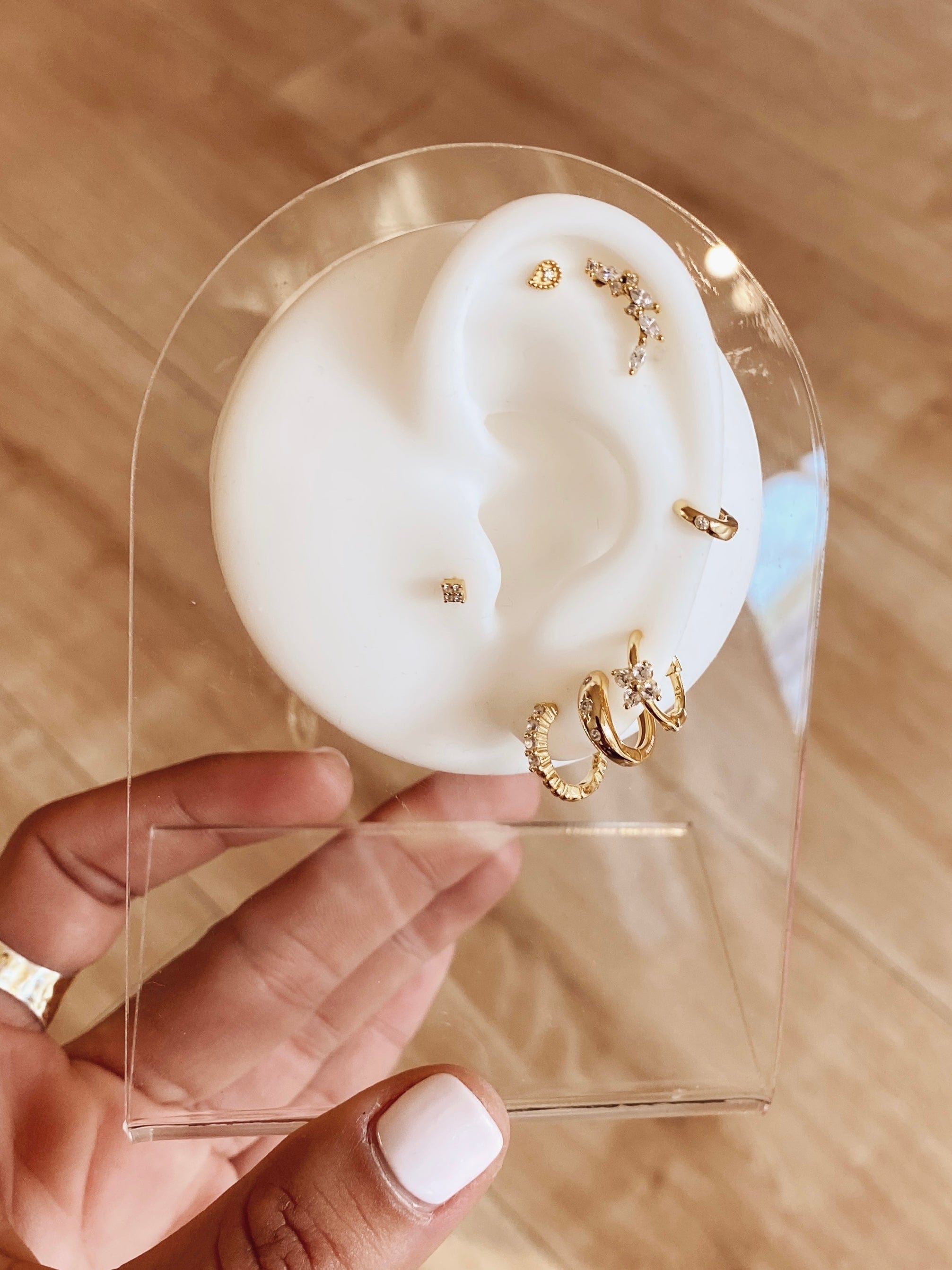 PENDIENTESheylovePiercing branch oro | heylove