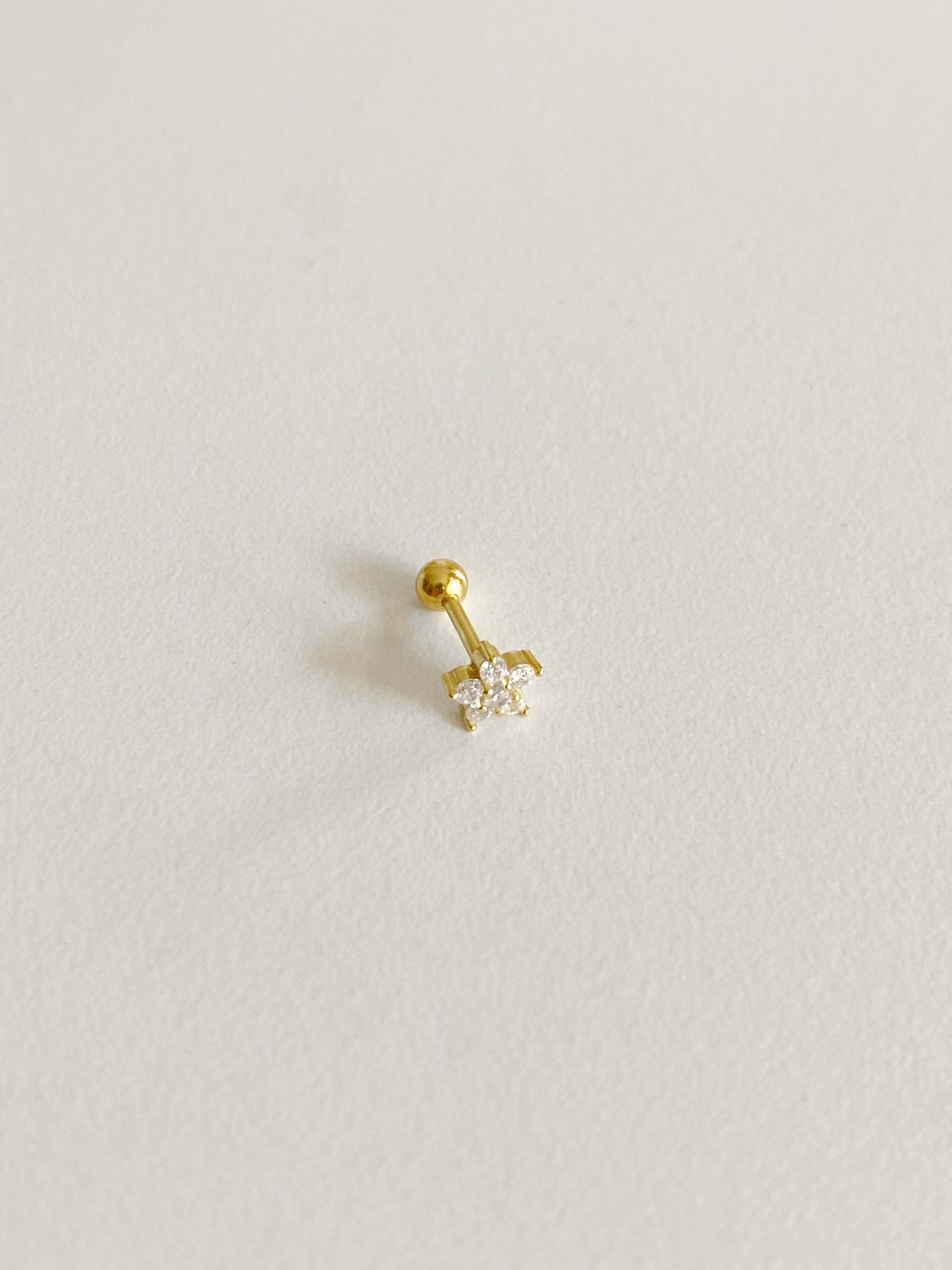 PENDIENTESheylovePiercing star cz | heylove