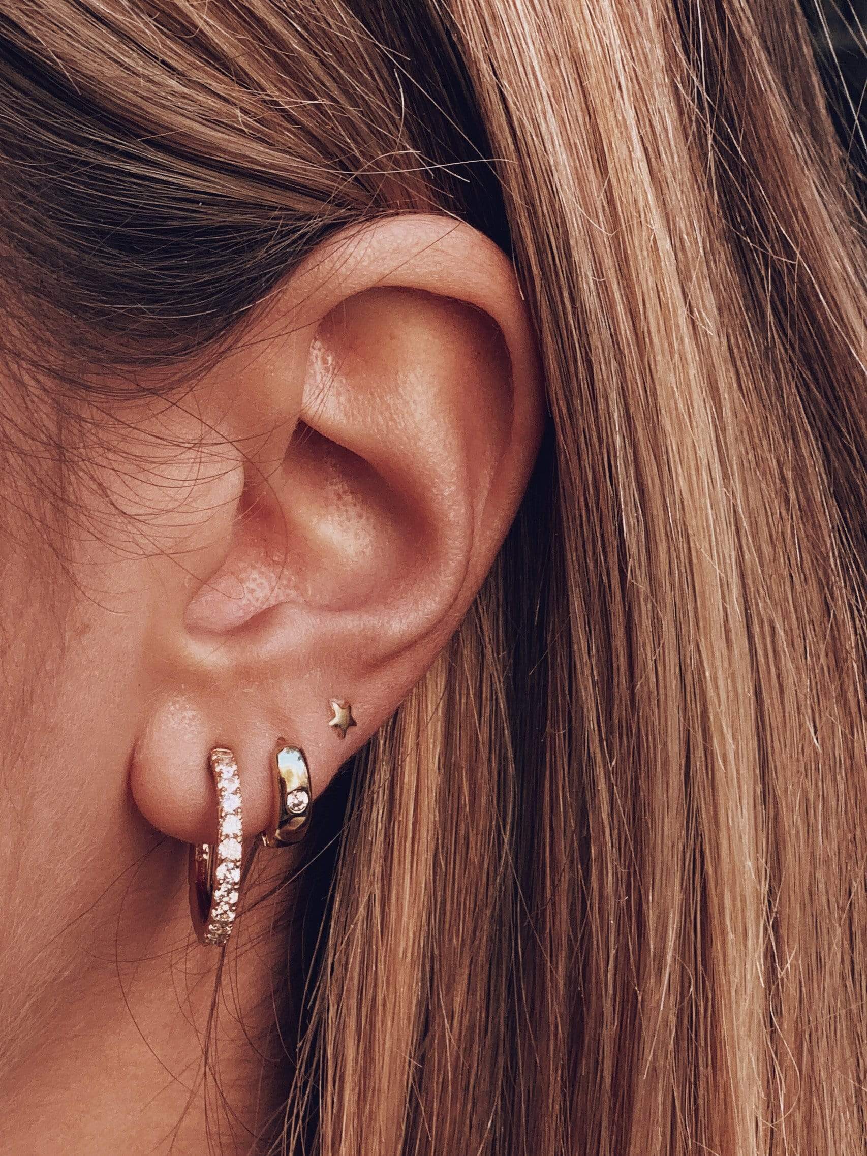 PENDIENTESheylovePendientes rio white hoops | heylove