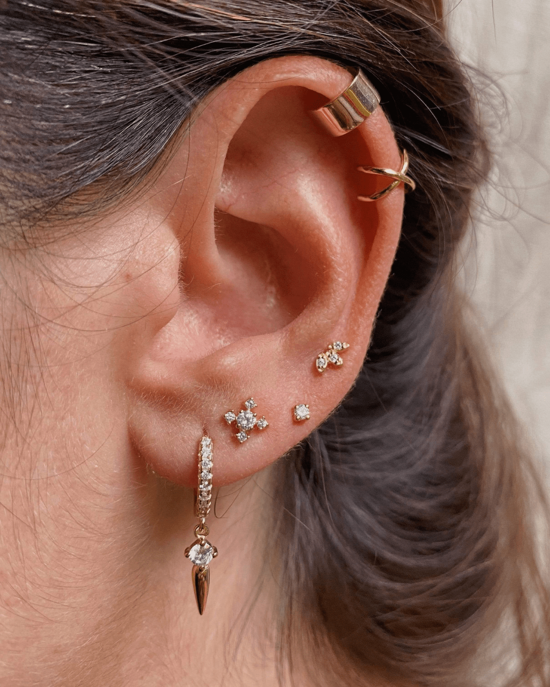 PENDIENTESheylovePendientes square cross | heylove