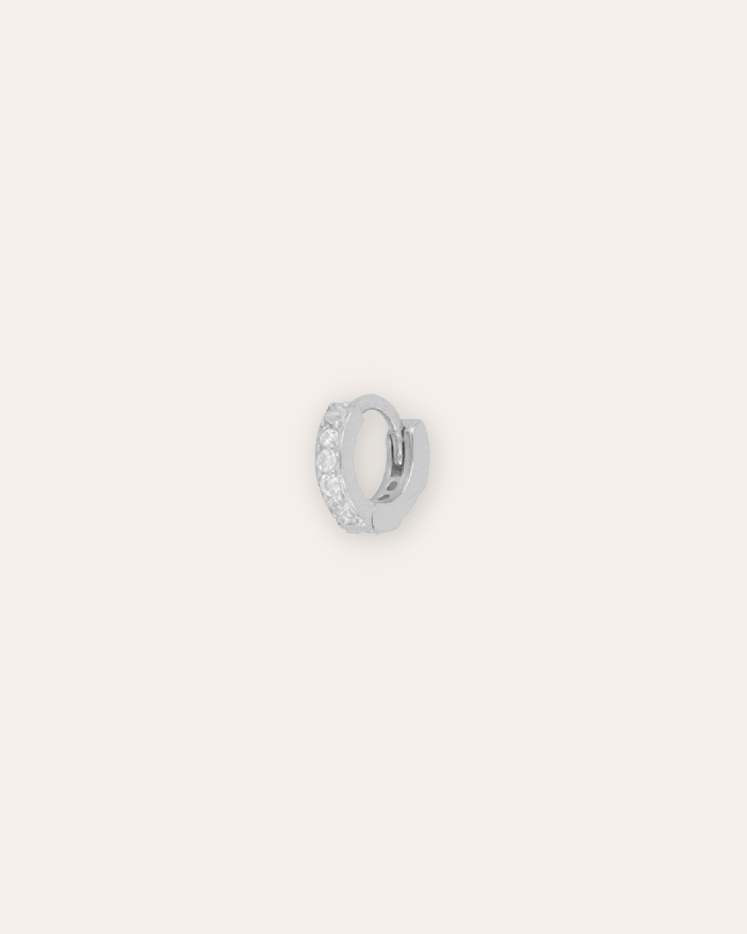 PIERCINGheylovePendientes extra mini cz hoops 8mm | heylove