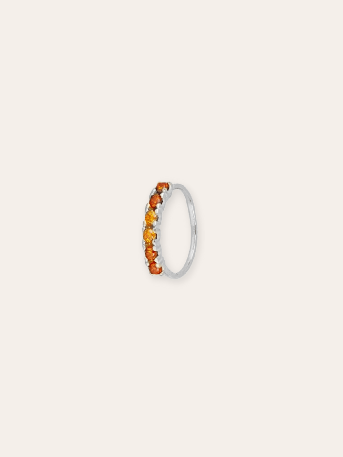 PIERCINGheylovePendiente mini thin CZ hoops | heylove