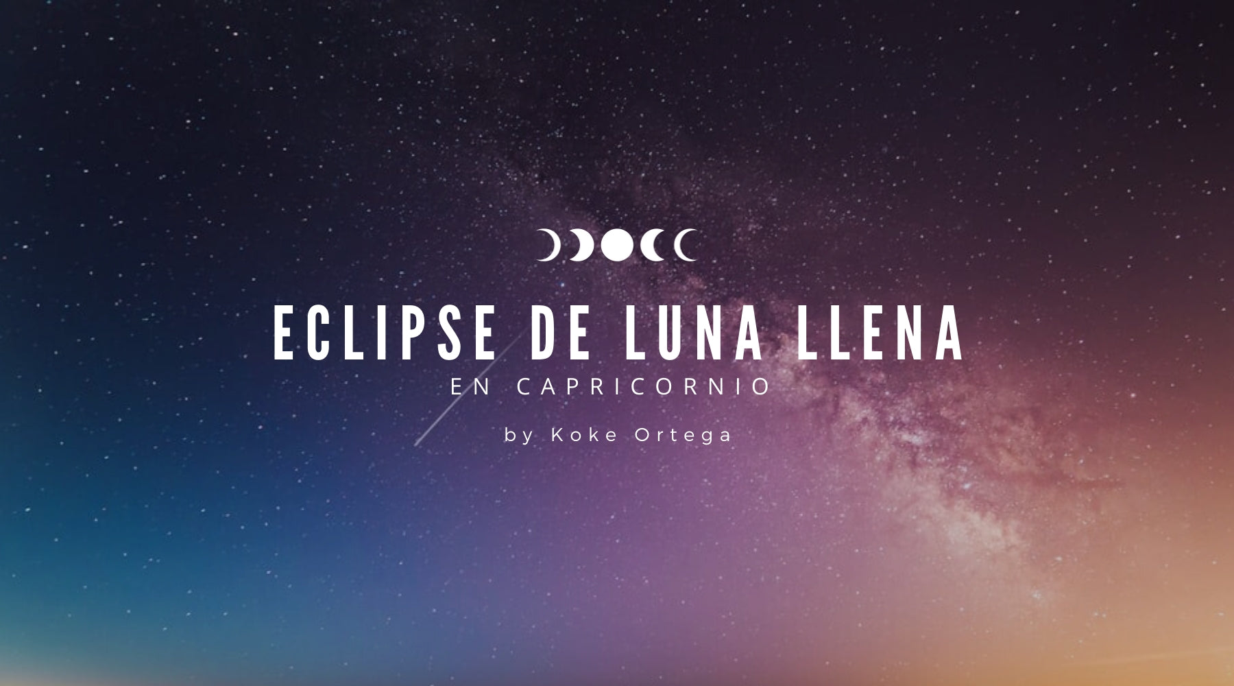 Eclipse de luna llena en Capricornio