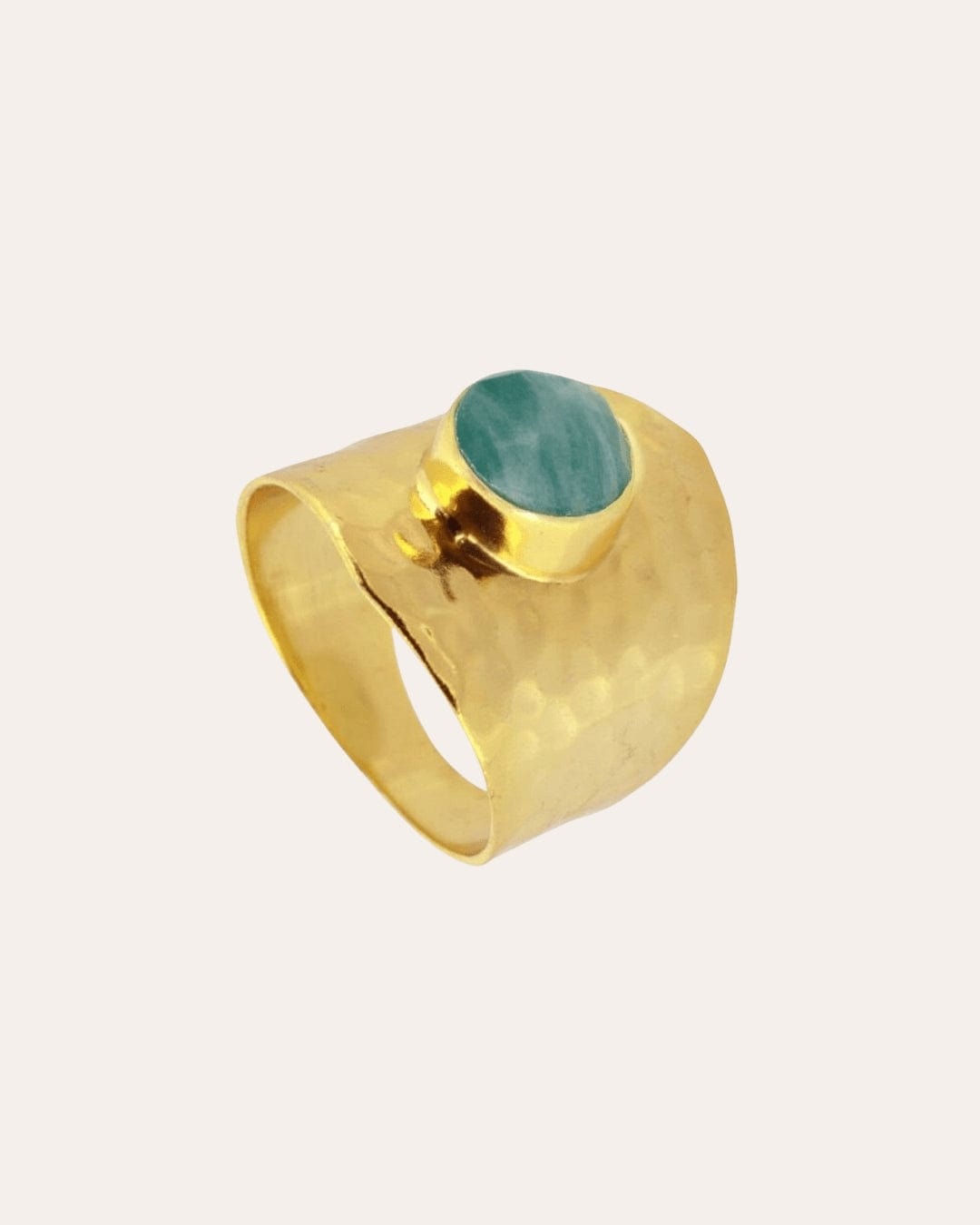 heylove ANILLOS ANILLO BIG AMAZONITA STONE
