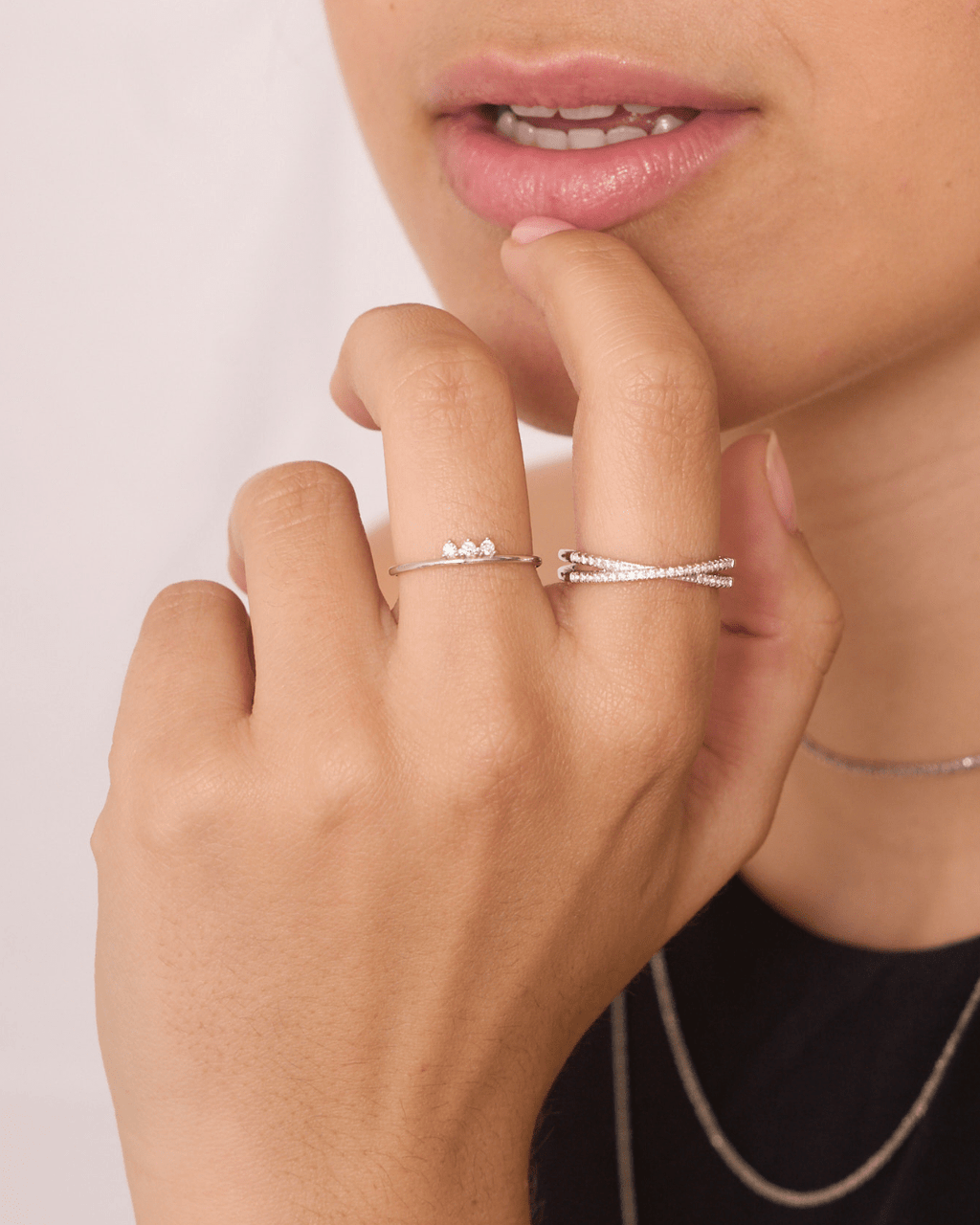 heylove ANILLOS ANILLO CRUZADO CZ