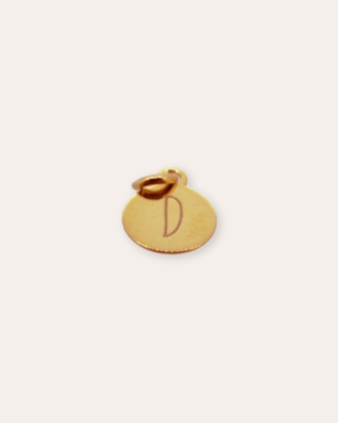 CHARMheyloveInicial de plata bañada en oro | heylove