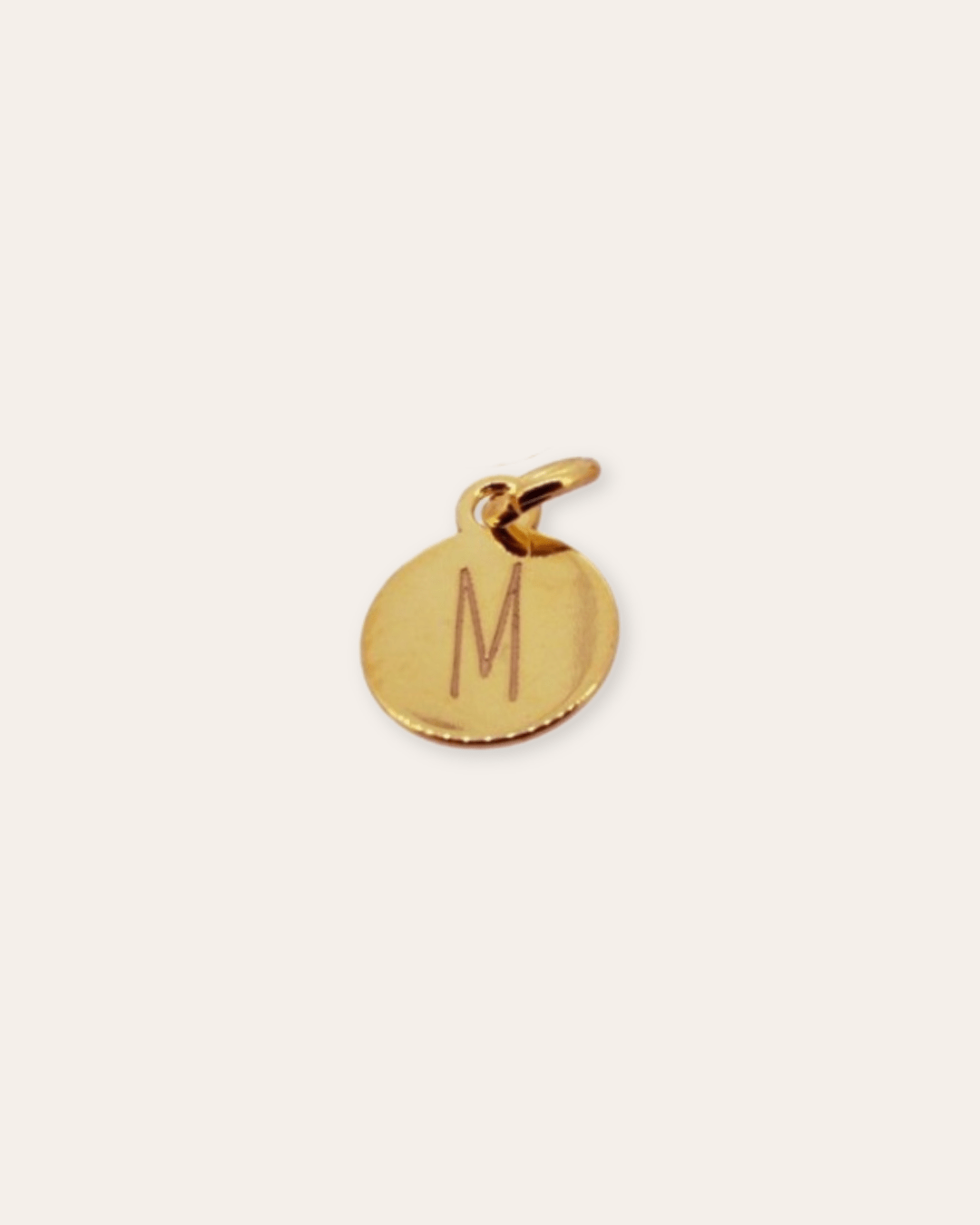 CHARMheyloveInicial de plata bañada en oro | heylove